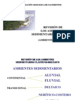 2.3 Ambientes Sedimentarios Clasticos - Ambiente Deltaico