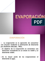 Evaporacion y Secado