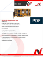 H.264 Matrix Decoding Card: 70XX Series - Economical DVR