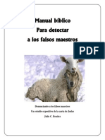 Manual Bíblico para Detectar Falsos Maestros