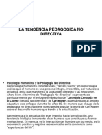 La Tendencia Pedagogica No Directiva