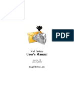 Mail Factory Users Manual