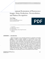 Computational Restoration of Fluorescence Images - Noise Reduction, Deconvolution and Pattern Recognition