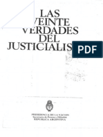 Las 20 Verdades Del Justicialismo Por María Estela de Perón.