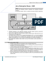 Java Enterprise Beans - EJB: Paper II: Unit 4: Chap 1 & 2: EJB