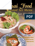 Thai Food Good Set Menu For Health