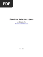 Ejercicios de Lectura Rápida