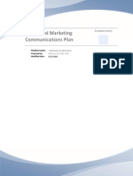 Integrated Marketing Communications Plan