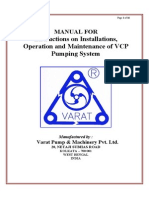 Maintenance Manual VCP Upto 80mm