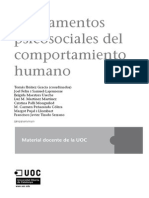 Fundamentos Psicosociales Del Comportamiento Humano UOC