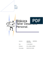 Bitacora Taller Desarrollo Personal