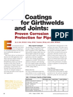 Liquid Coatings For Girthwelds and Joints Proven Corrosion Protection Protection For Pipelines