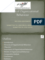 Models of Organizational Behaviourlogo