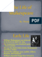 The Life of Shakespeare2 0