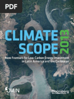 IDB/Bloomberg New Finance, Climate Scope 2013 - New Frontiers For Low-Carbon Energy Investment in Latin America and The Caribbean