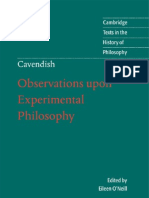 Observations Upon Experimental Philosophy (Cambridge Texts in The History of Philosophy) - Margaret Cavendish