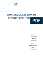 Empresa de Gestion de Residuos Peligrosos