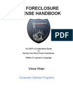 The Foreclosure Defense Handbook by Vince Khan