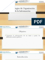 Estrategias para Organizar La Información