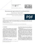 Boussinesq-Type Approximation For Second-Grade Uids: Arianna Passerini, Gudrun Thäter