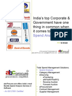 Abcprocure Spend Analysis Presentation