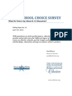 Texas K 12 School Choice Survey