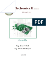 Electronic II Lab Manual