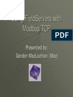 Using FieldServers in ModbusTCP Applications