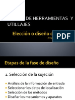 Elección o Diseño de Utillaje