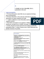 Year 12 Biology - CH 10 Genes and DNA