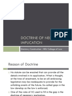 Doctrine of Necessary Implication