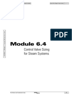 Control Valve Sizing For Steam