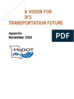 Draft: A Vision For Missouri's Transportation Future - Appendix, November 2013