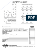 Coin Meter Work Sheet: 3 Stack Rotary Switch OFF