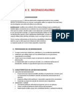 Tema 3. Bioindicadores