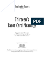 Tarot Card Meanings