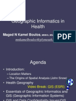 Geographic Informatics in Health: Mnkamelboulos@plymouth - Ac.uk