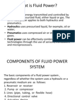 Parts and Working of Fluid Power Systems