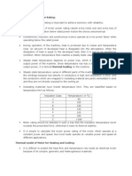 Selection of Motor Power Rating