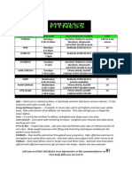 Timetable Jan 2014