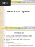 Ozone Layer Depletion