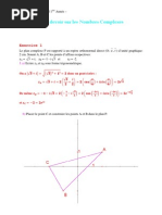 Correction Devoir Sur Les Complexes