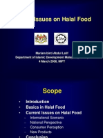 Current Issues in Halal Food