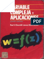 Variable Compleja y Aplicaciones - Ruel v. Churchill - 5ta Ed.