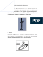 Aplicaciones Del Principio de Bernoulli