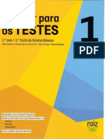 Livro Estudar para Os Testes 1 - Editora Raiz