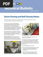 TchB36 - Quick Closing Valves & Self Closing Valves