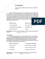 Worksheet On Conscience