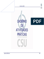 Apostila MS Excel CSU Caderno de Exercicios