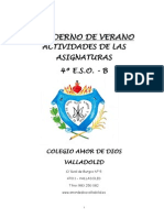 Cuaderno de Verano 4 Eso B